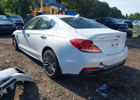 2019 Genesis G70 Elite z USA, uszkodzony, nr VIN KMTG34LA0KU034812